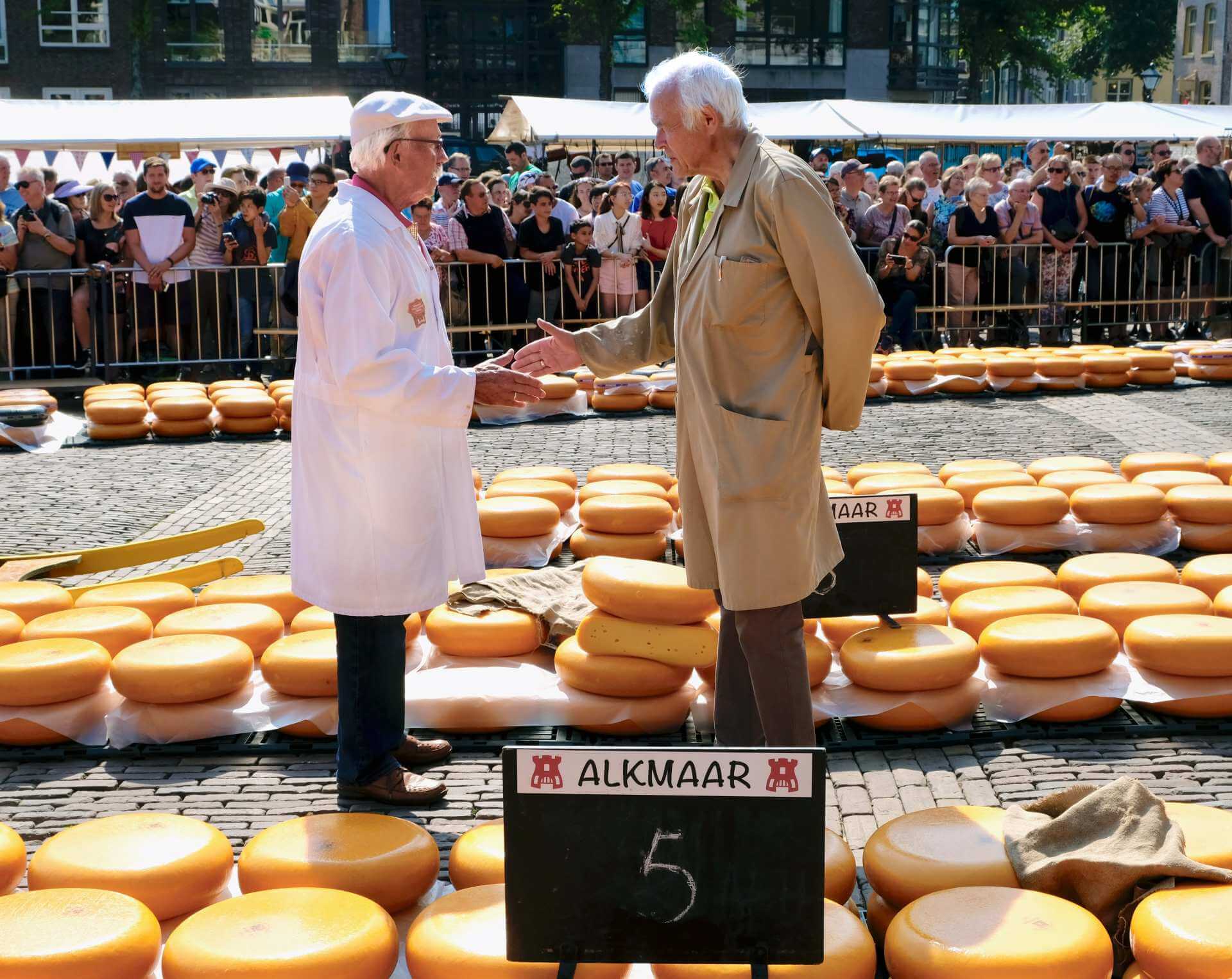 Prijsonderhandeling-Kaasmarkt-Alkmaar